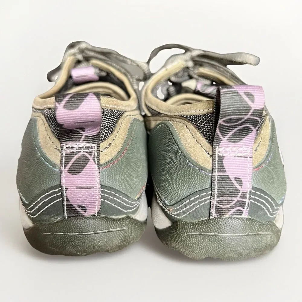 Merrell Hiking Sneaker Trail Shoes Mimosa J68170 Beige Suede Lace Up Women’s 8.5 - Picture 2 of 7